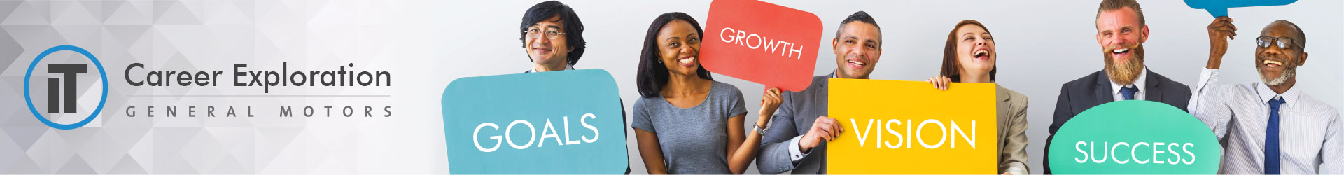 General Motors: Career Exploration Website Banner