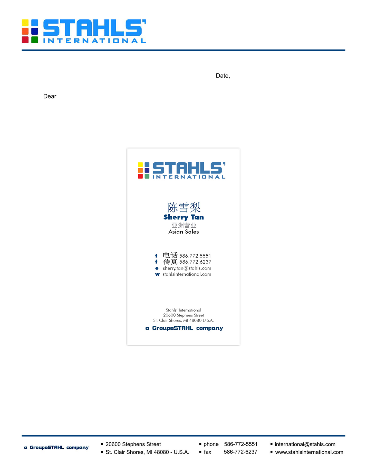 Corporate Identity Package Designs - Letterhead