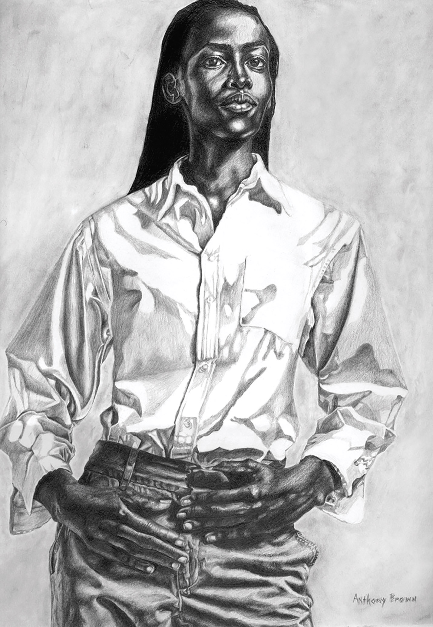 Magazine Model Pencil Rendering