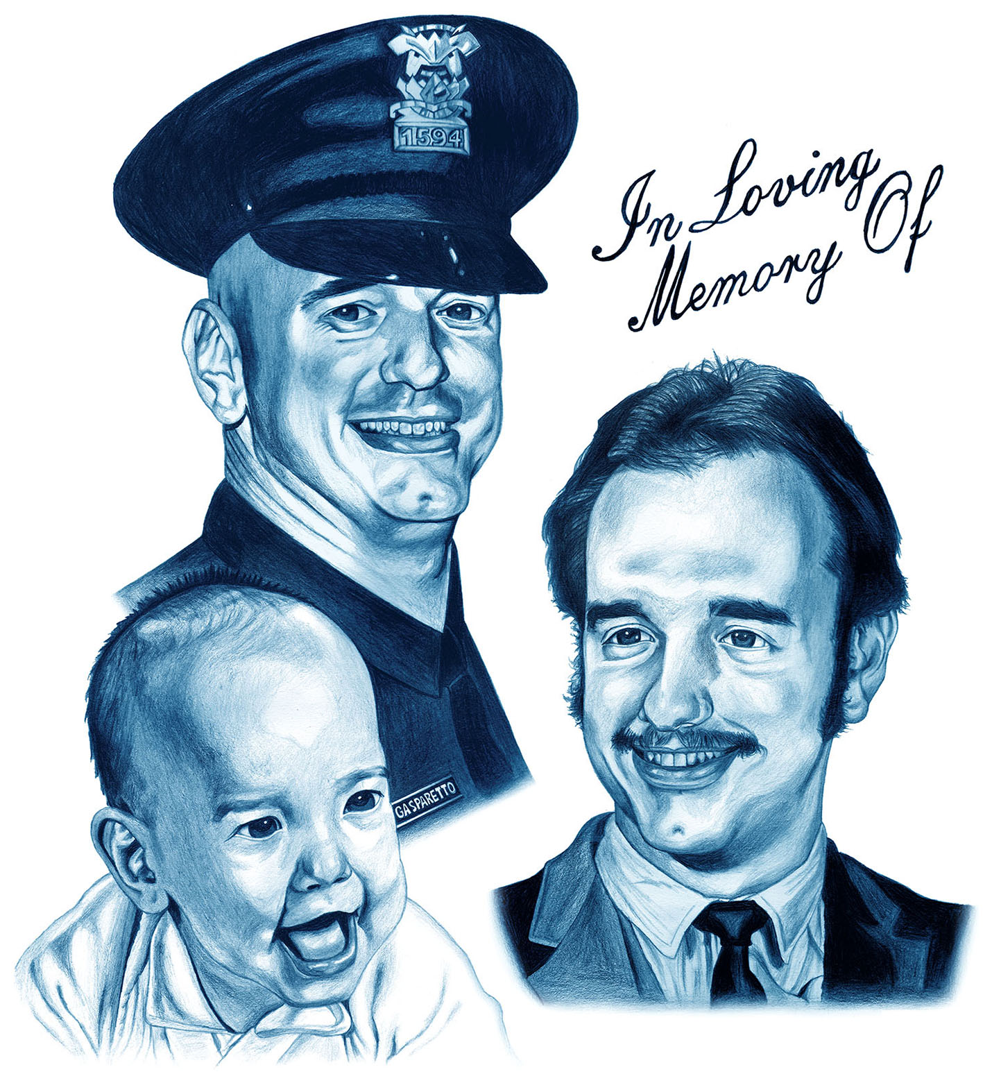Police Officer Memorial Portraits