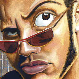 Dwayne "The Rock" Johnson Caricature