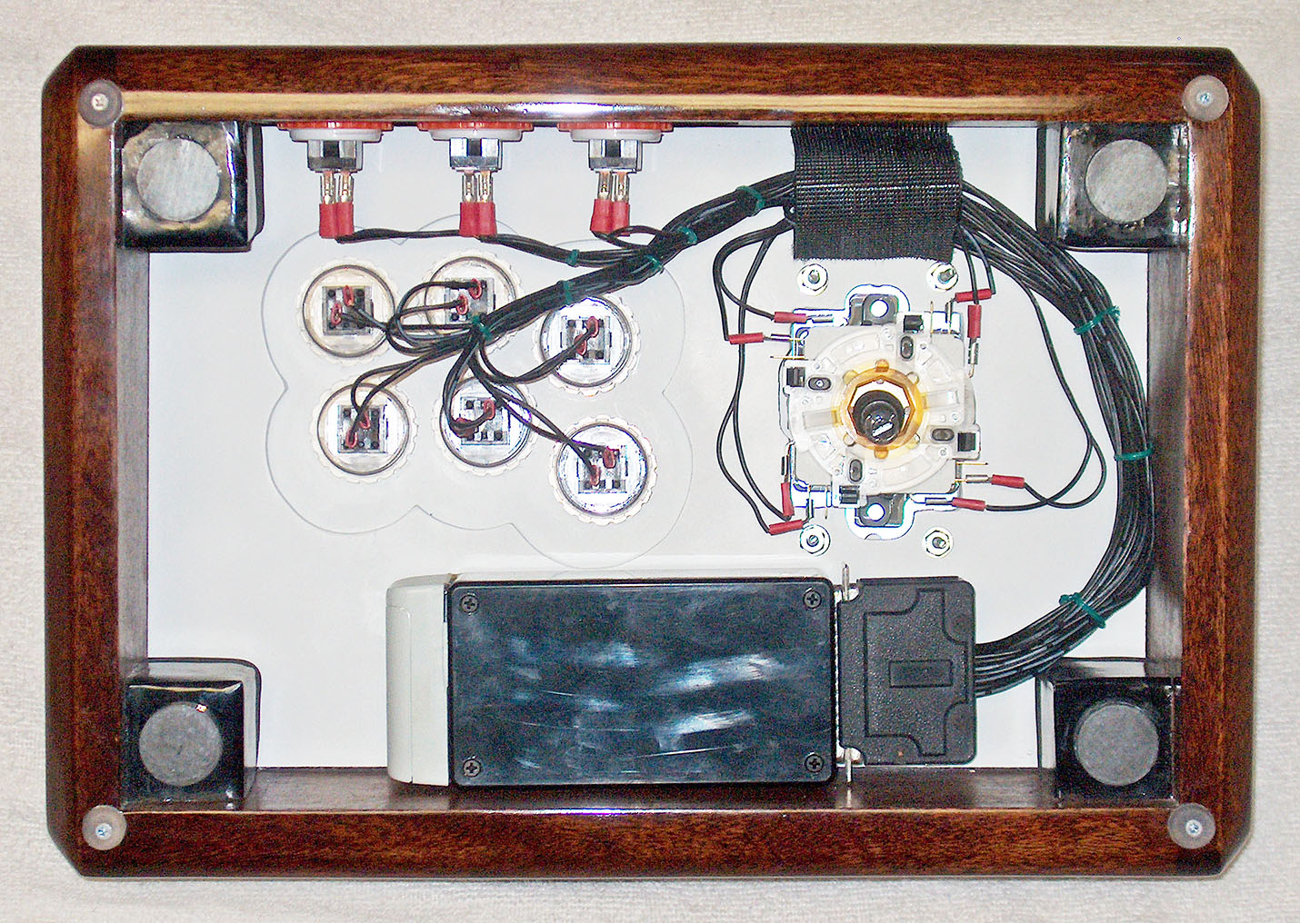 African Mahogany "Classified Docs" Joystick Inside