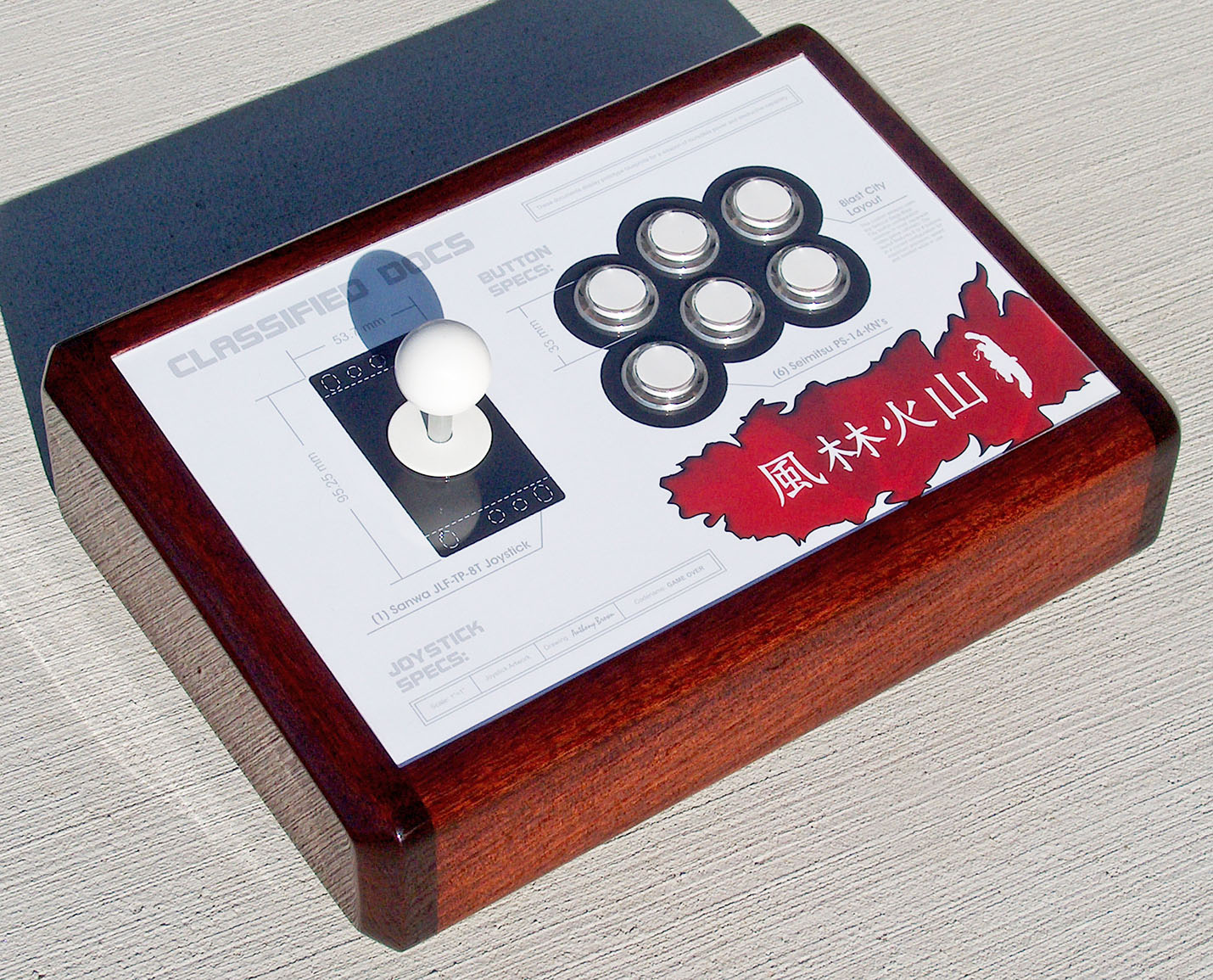 African Mahogany "Classified Docs" Joystick Iso