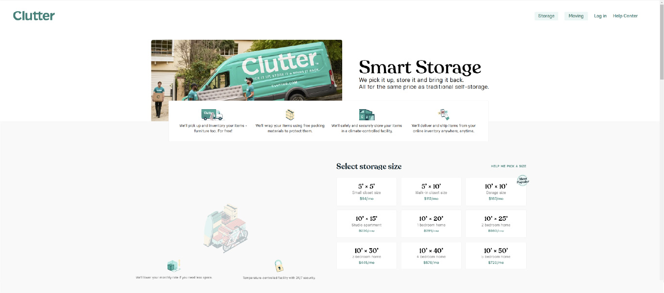 Clutter Website UX Deficiency 2