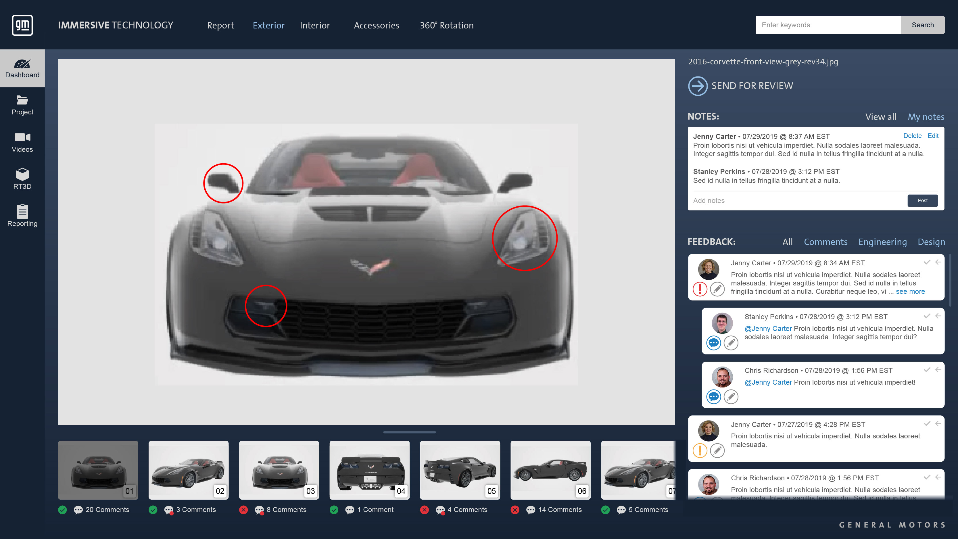 General Motors: Immersive Technology Design Tool UI/UX 7