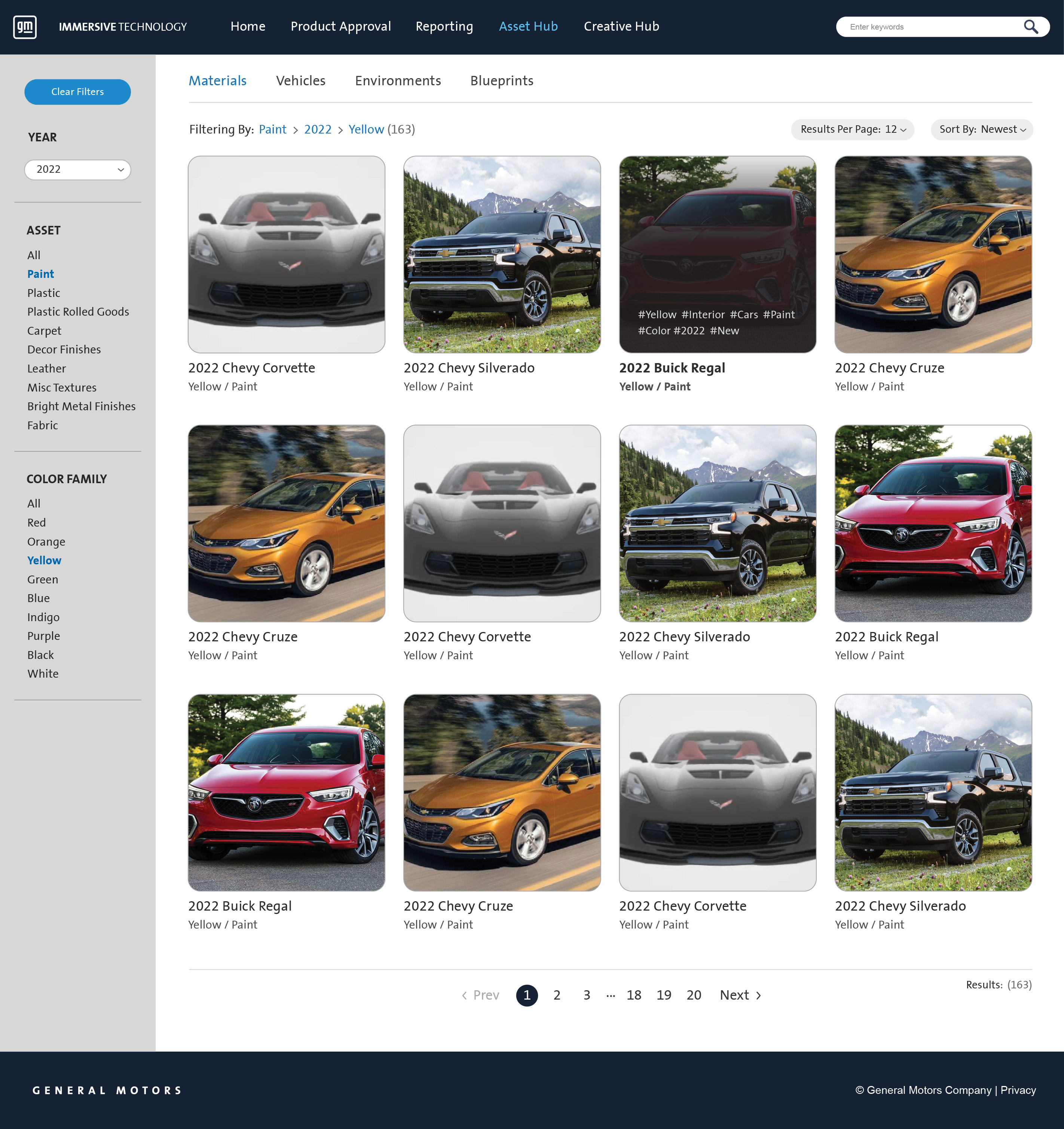 General Motors: Immersive Visual Studios Website 3
