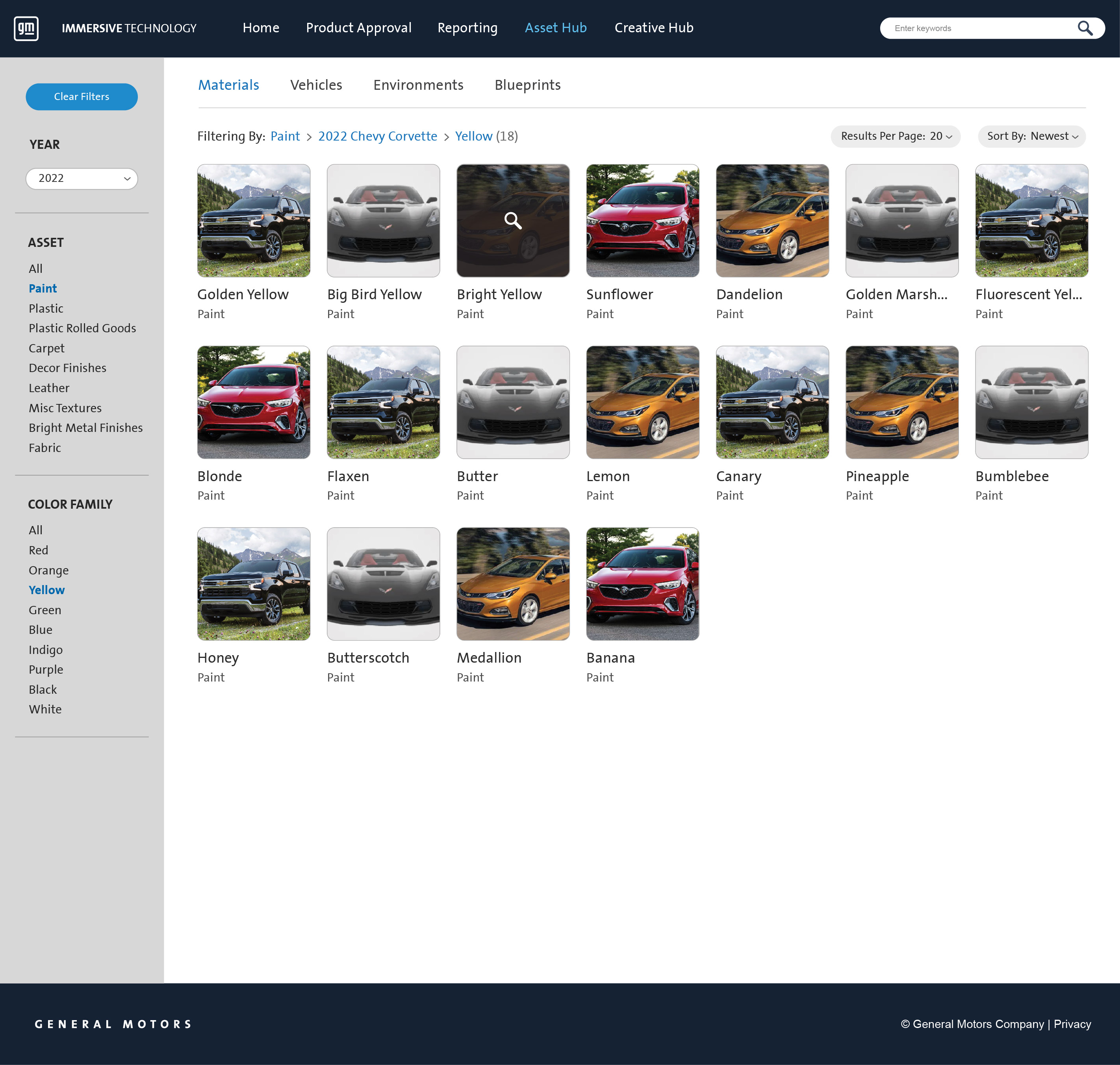 General Motors: Immersive Visual Studios Website 4