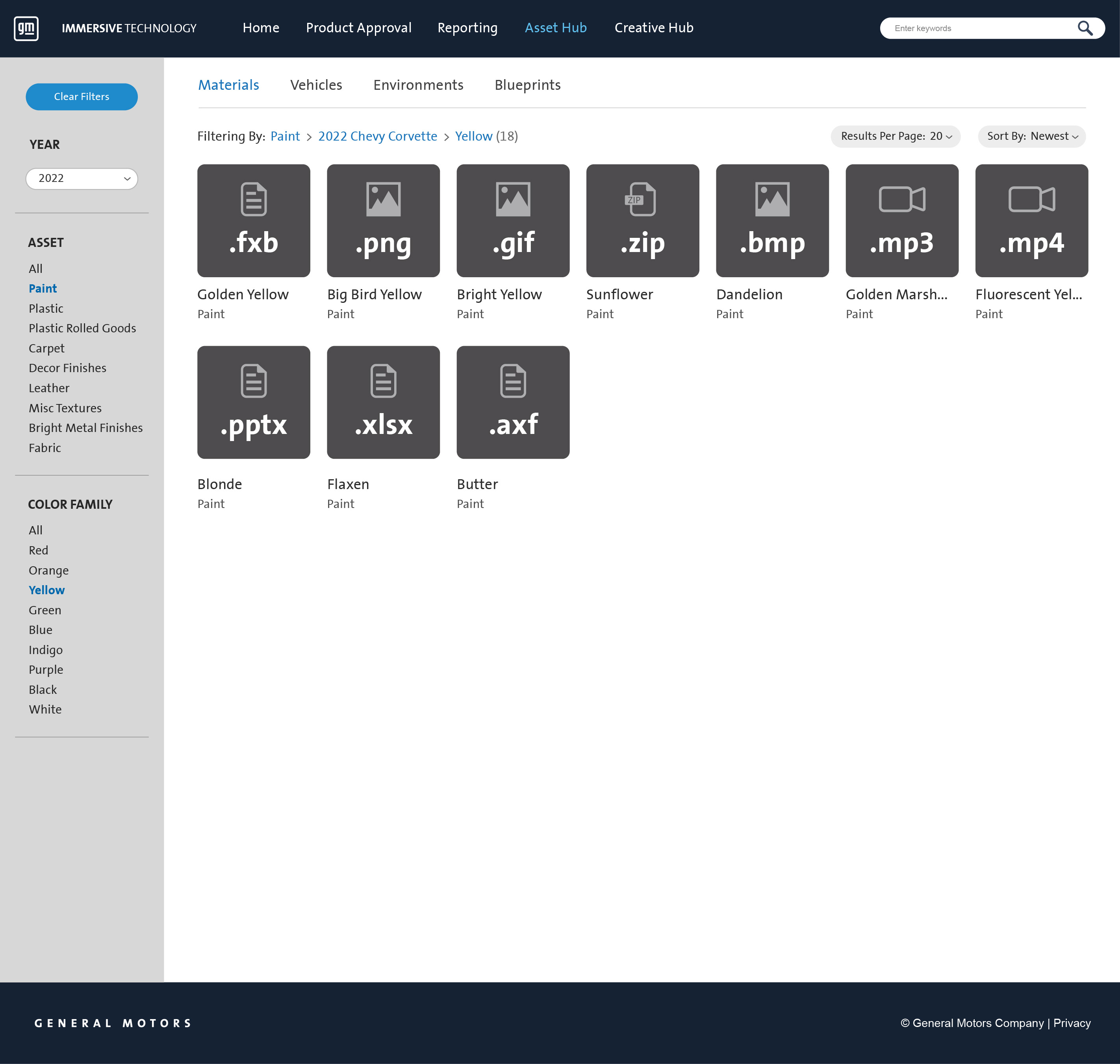 General Motors: Immersive Visual Studios Website 5