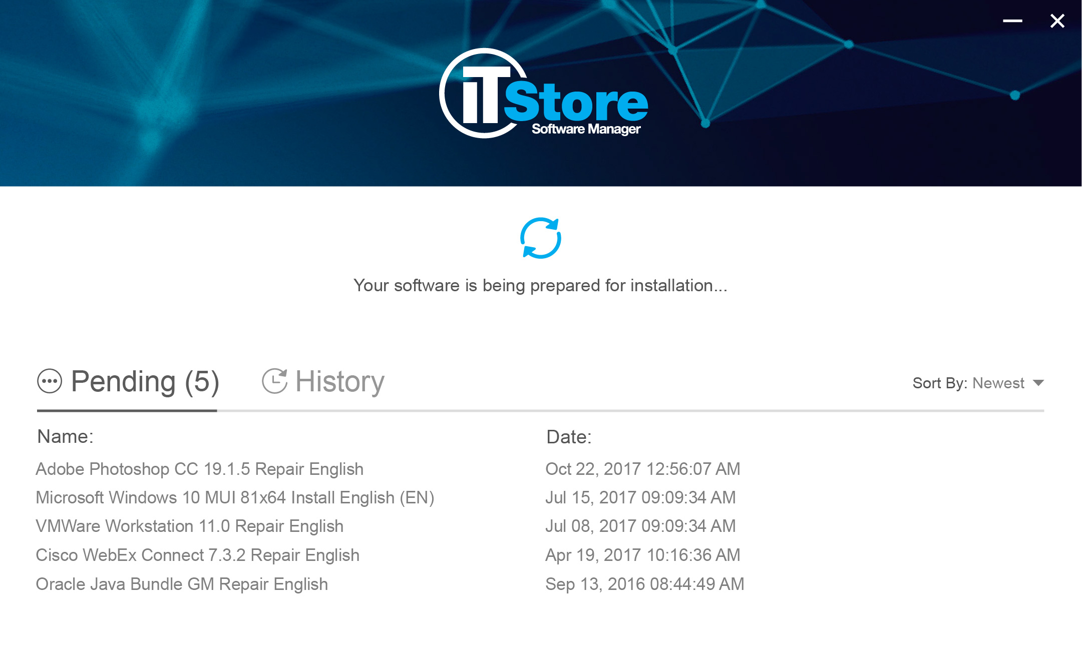 General Motors: IT Store Software Manager 2 UI/UX