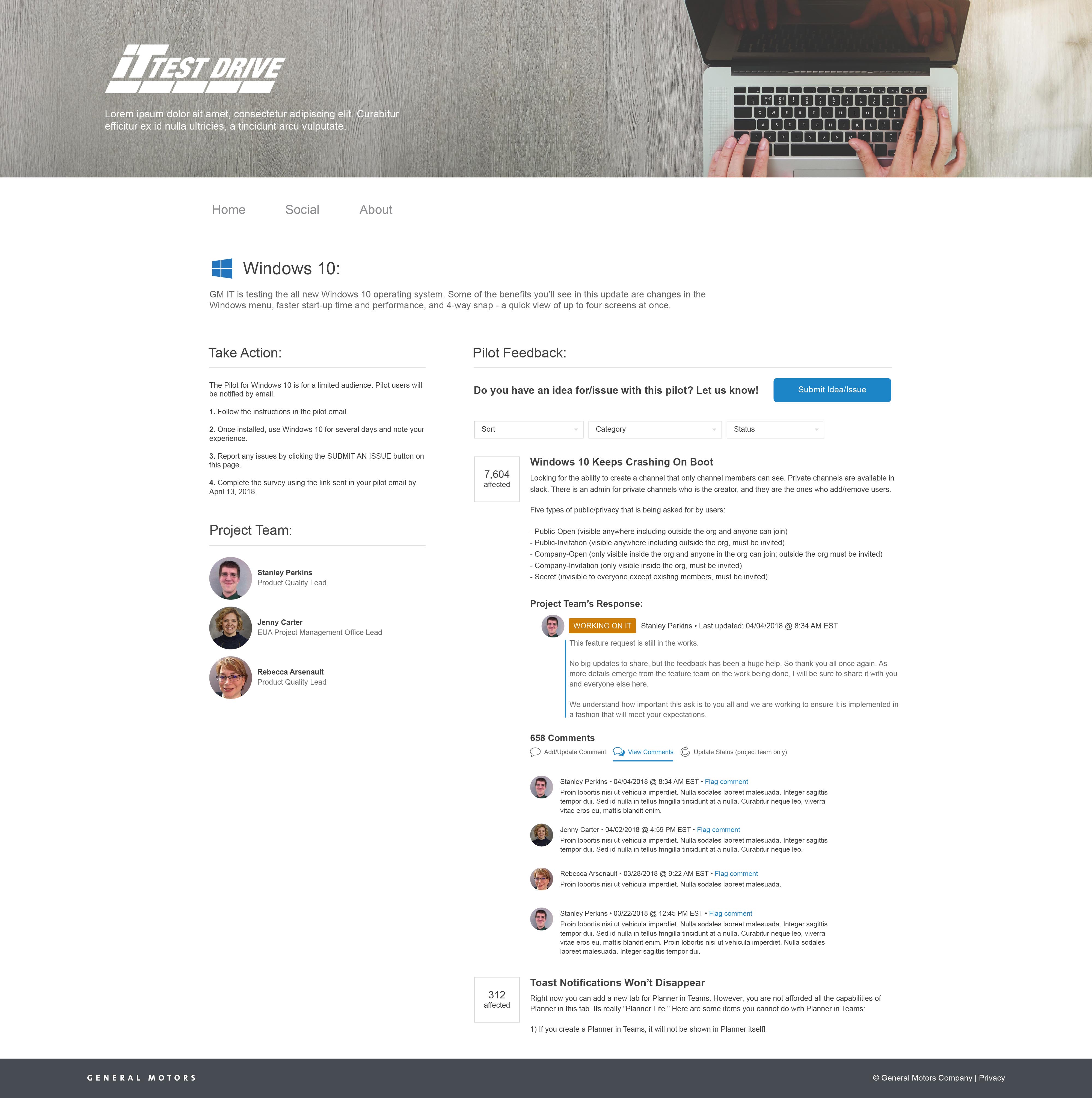IT Test Drive Website 4