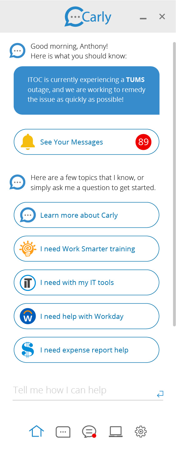 General Motors: "Carly" Chat Bot UI/UX Image 1