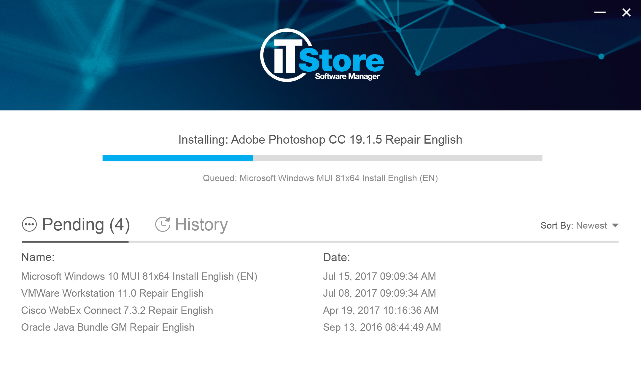 General Motors: IT Store Software Manager UI/UX