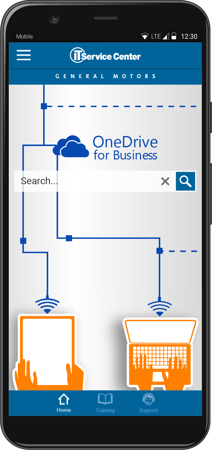 General Motors: IT Support Portals Search (Mobile) Image 3