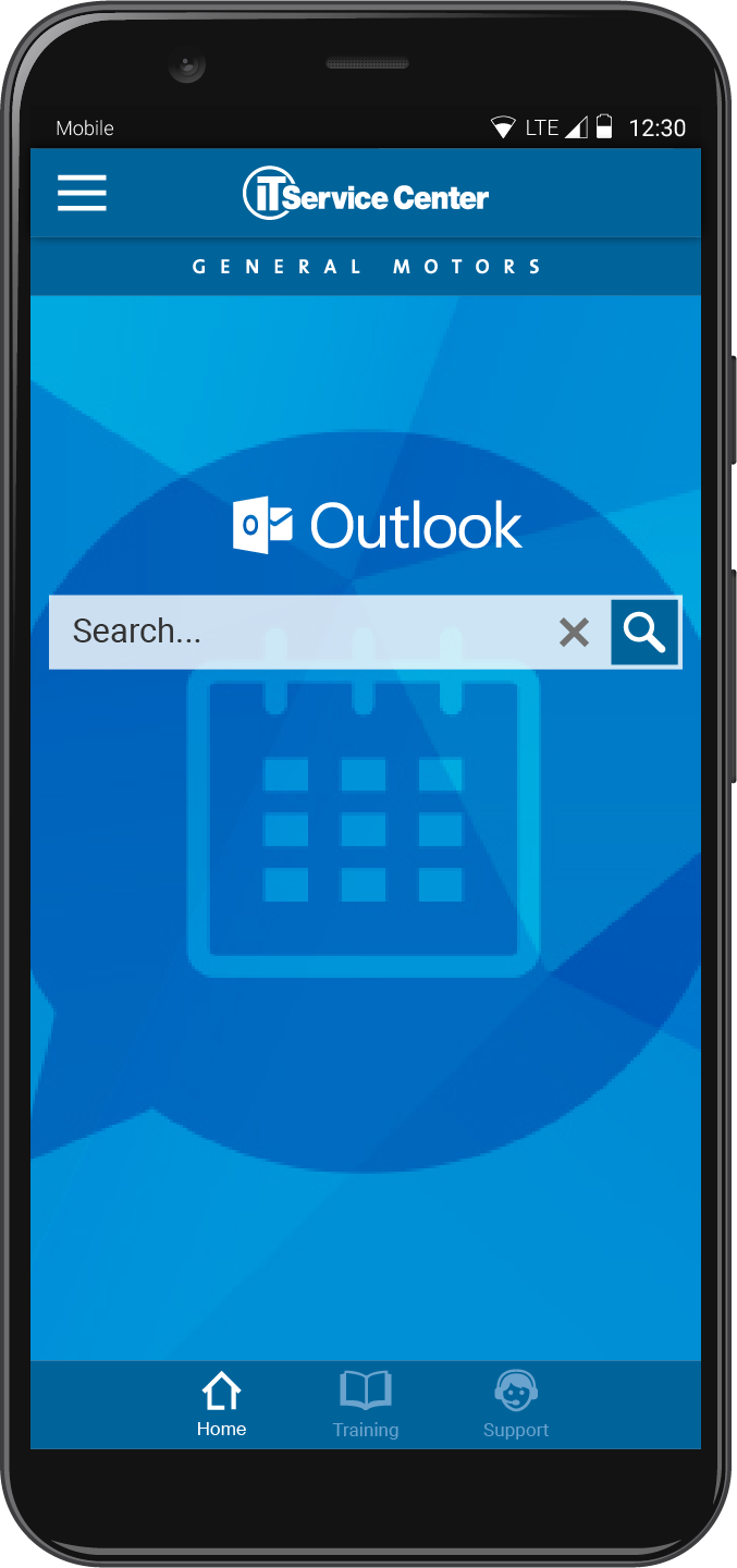General Motors: IT Support Portals Search (Mobile) Image 4