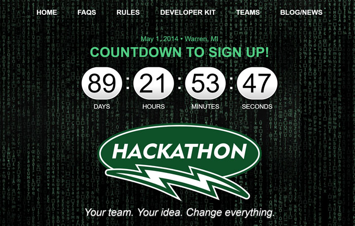 General Motors: Hackathon Website