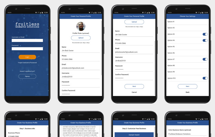 FESolutions: Professional Services App
